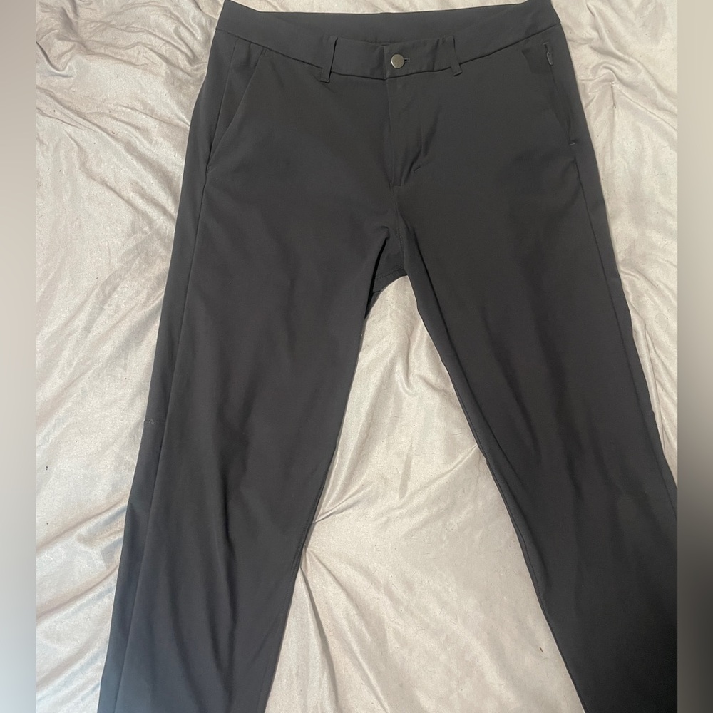 Lululemon mens commission slim pants size 32x32 in charcoal